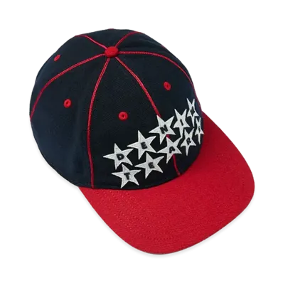 DENIM TEARS Star Logo Baseball Cap "Blue/Red"