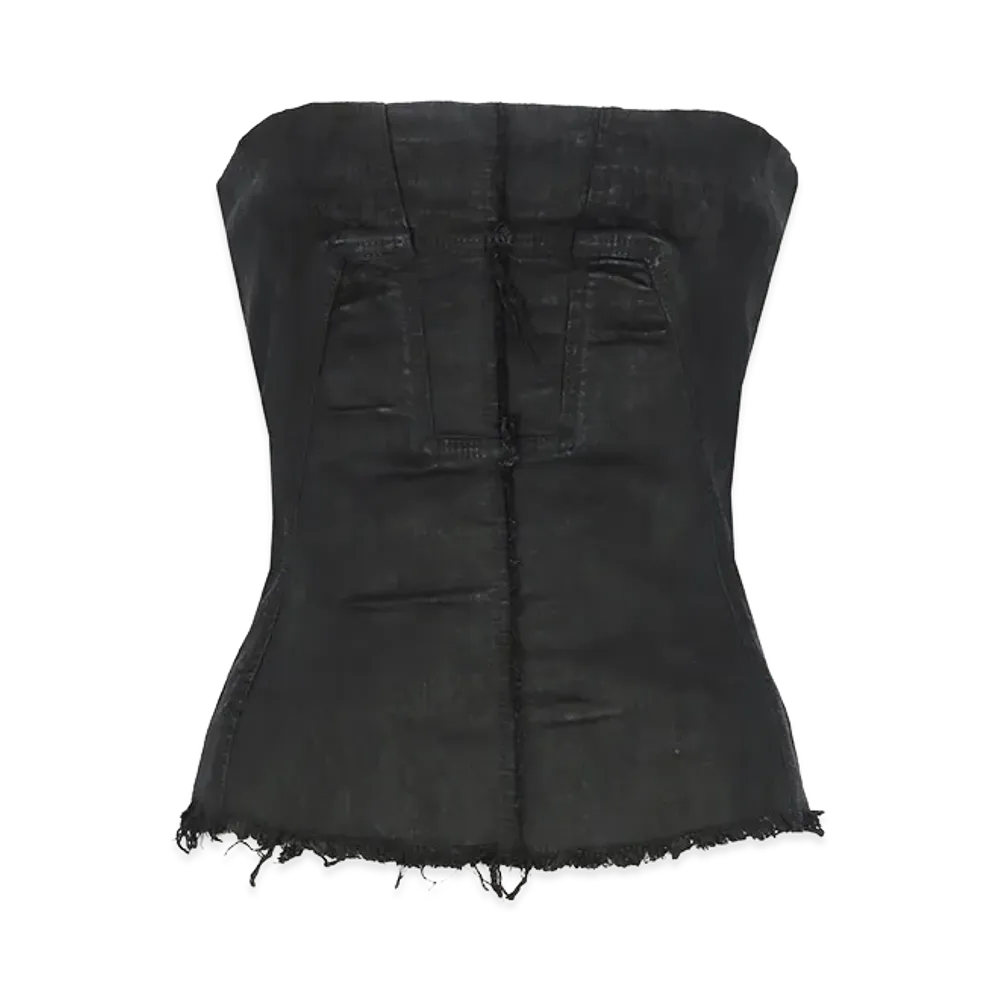 Rick Owens DRKSHDW Women's Bustier Top "Black"