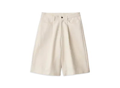 ssstein Double Weave Cotton Shorts "Cream"