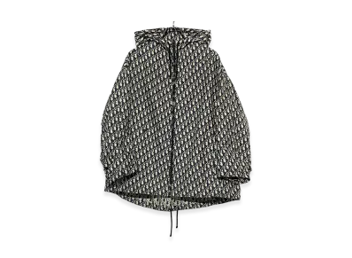 Dior Oblique Back Logo Zip Up Jacket "Navy"