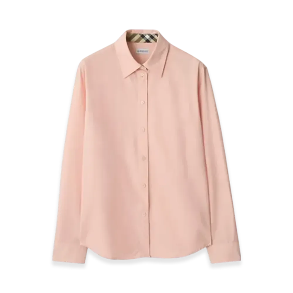 Burberry Regular Fit Cotton Poplin Shirt "Flora"