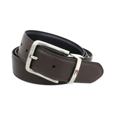 TOMMY HILFIGER 42/105 Leather Belt "Brown/Black"