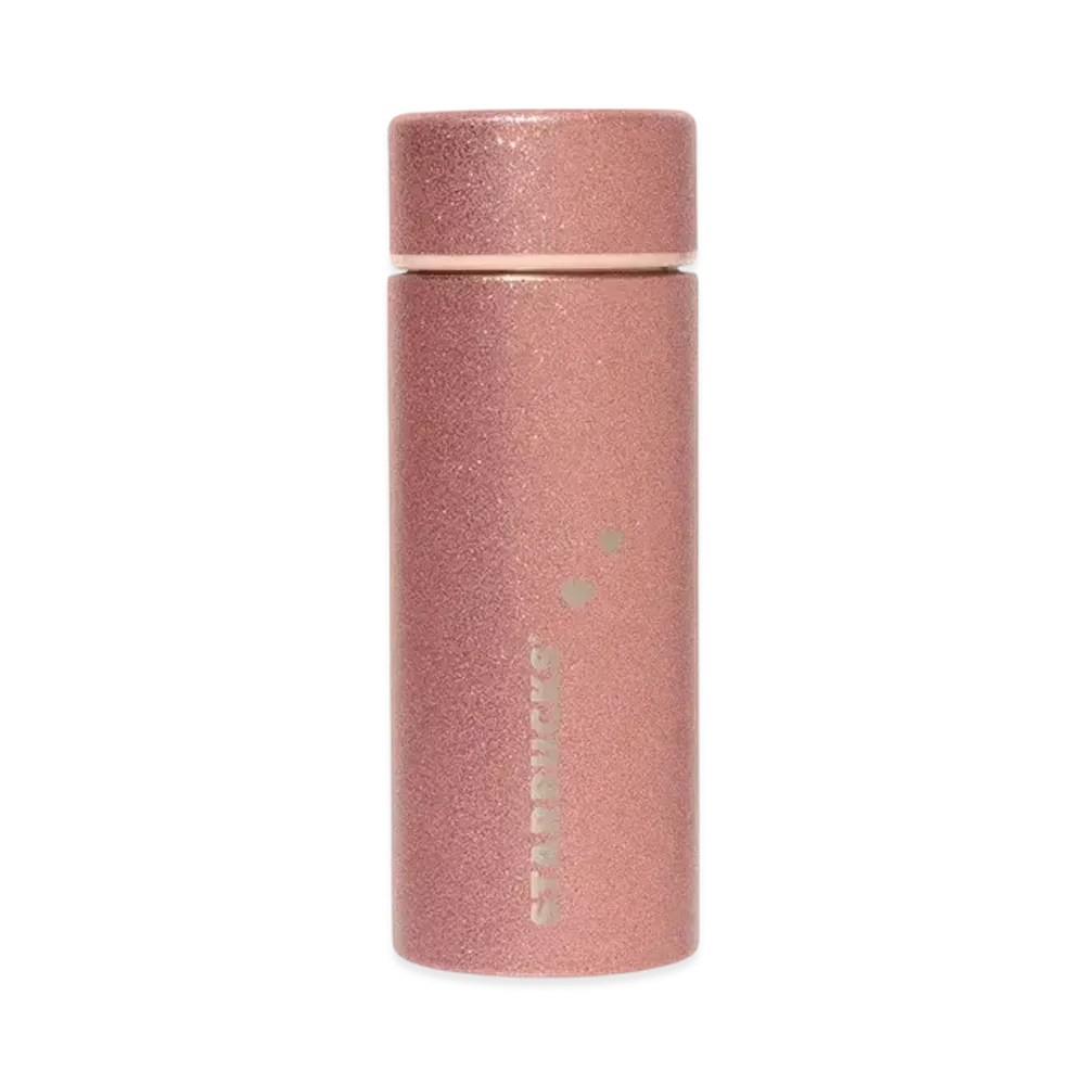 STARBUCKS Valentine 2025 Stainless Bottle Glitter 355ml "Pink"