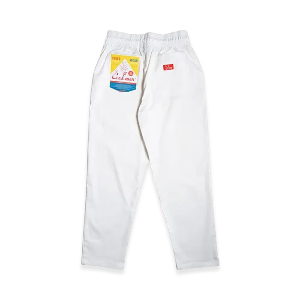 COOKMAN Chef Pants Teflon Processing "White"