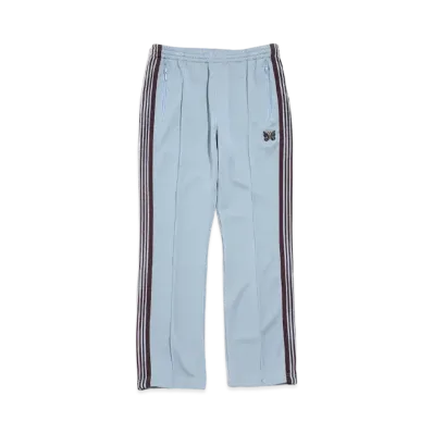 Needles NARROW TRACK PANT - POLY SMOOTH "Sax"