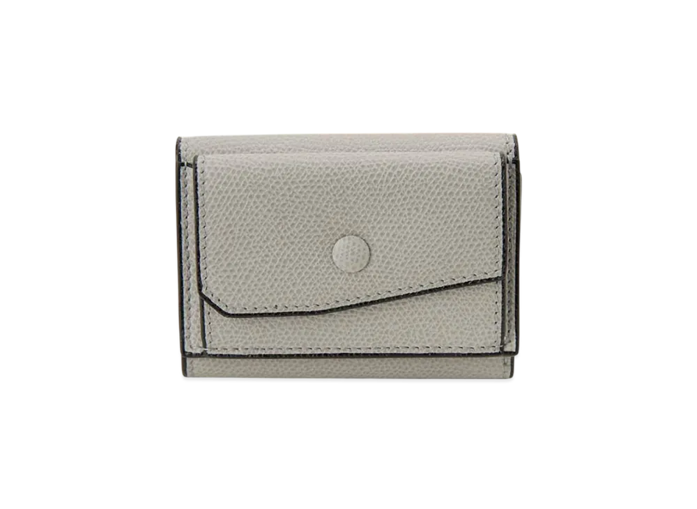 Valextra Tri-fold Wallet "Ash Gray"