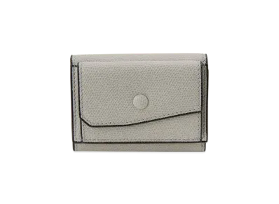 Valextra Tri-fold Wallet "Ash Gray"