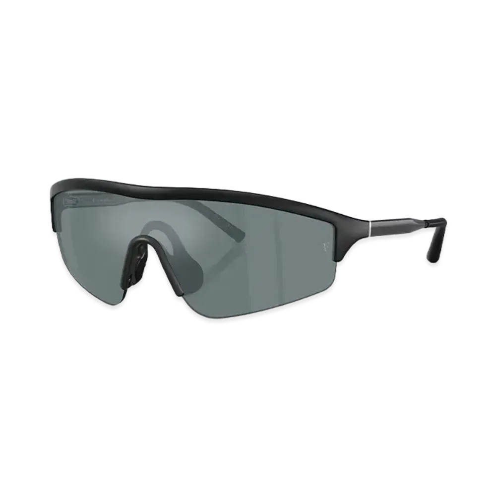 OLIVER PEOPLES R-7 "Semi Matte Black/Mirror"