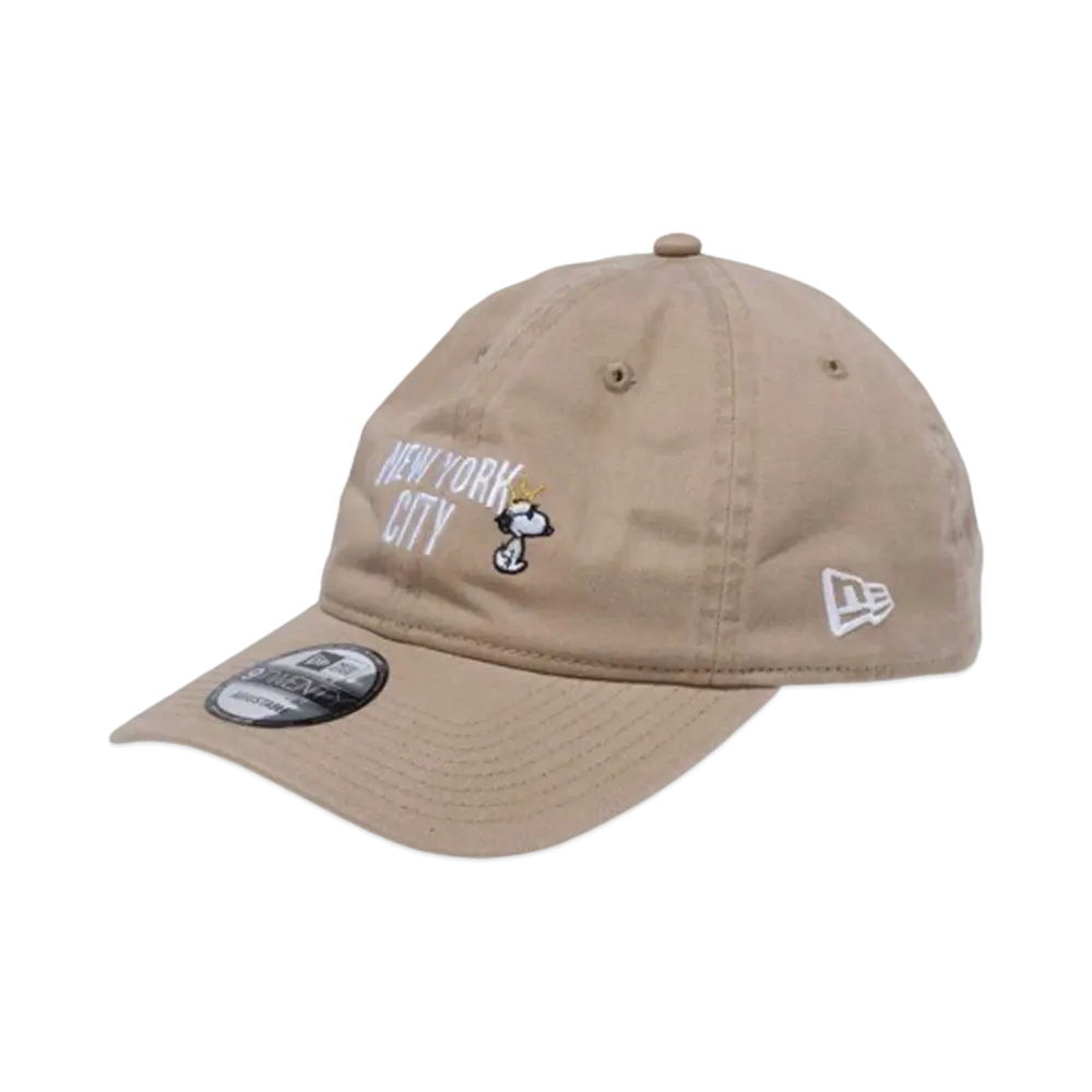 NEW ERA x PEANUTS 9Twenty New York City Jo Cool Crown "Camel"