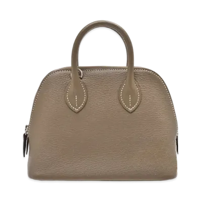 Hermes Bolide 1931 Chevre Mysore "Etoupe/Silver"