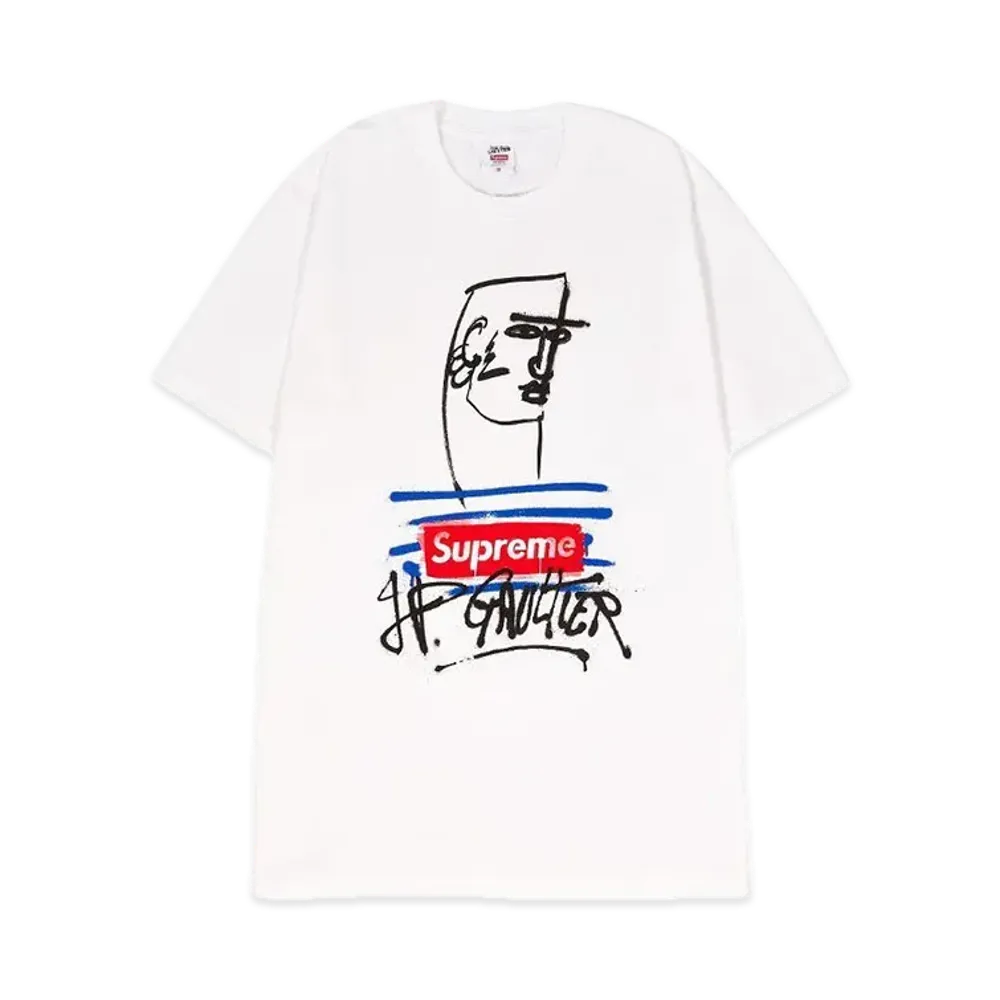 Supreme x Jean Paul Gaultier Tee "White"