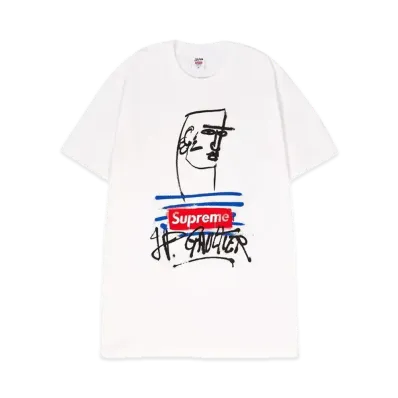 Supreme x Jean Paul Gaultier Tee "White"