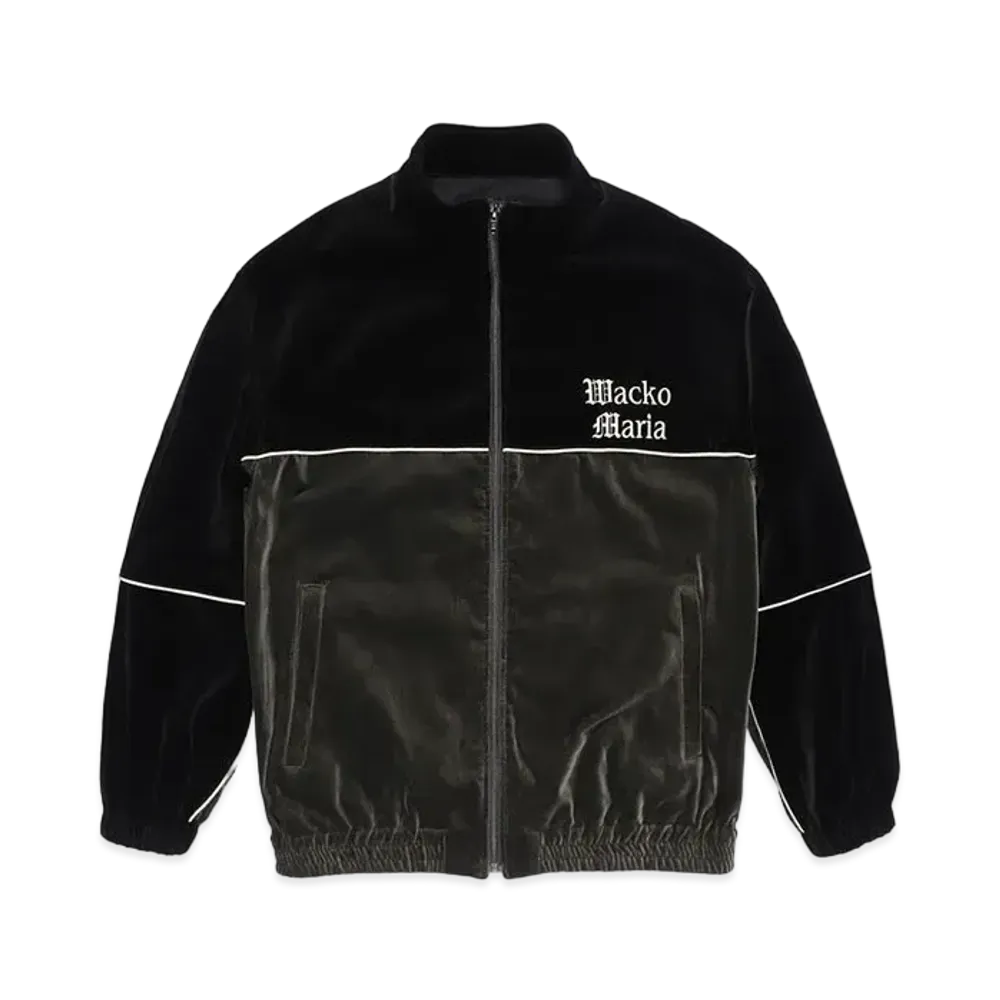 WACKO MARIA Velvet Track Jacket "Black"