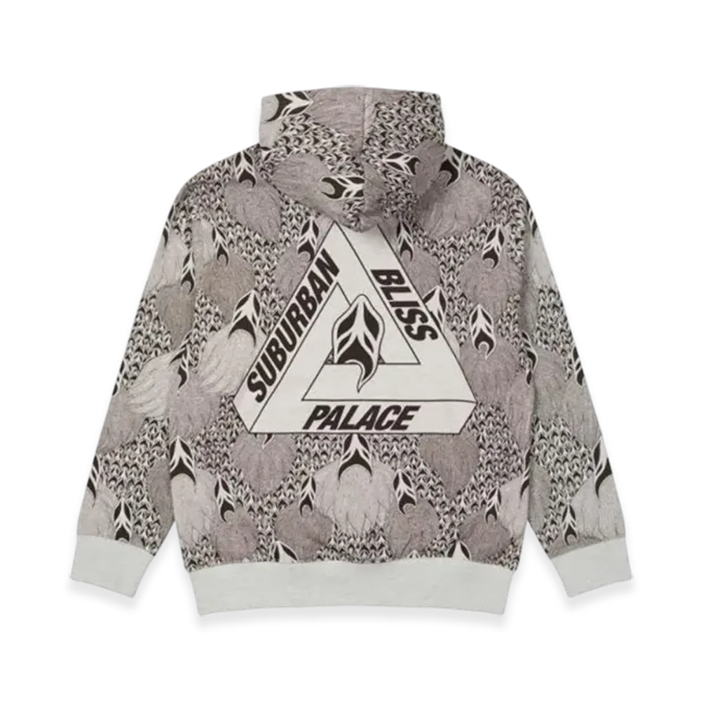 PALACE Suburban Bliss Ghost Hood "Grey Marl"