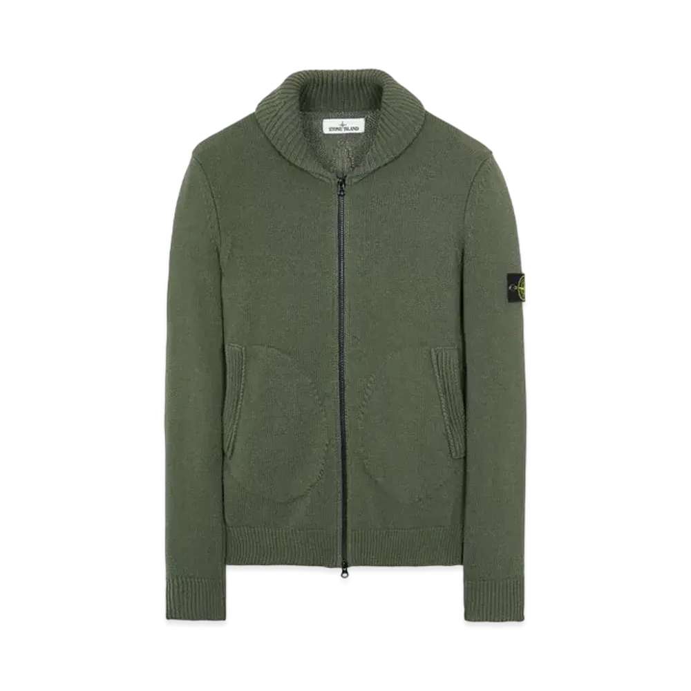 Stone Island 502A7 COMFORT WOOL-COTTON "Sage Green"