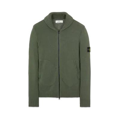 Stone Island 502A7 COMFORT WOOL-COTTON "Sage Green"
