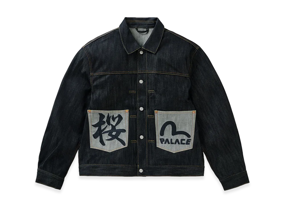 PALACE x EVISU Type 2 Denim Jacket "Indigo"