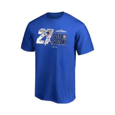 MLB Fanatics Cubs Seiya Suzuki MLB Tokyo Series Opening Game T-shirt "Blue"