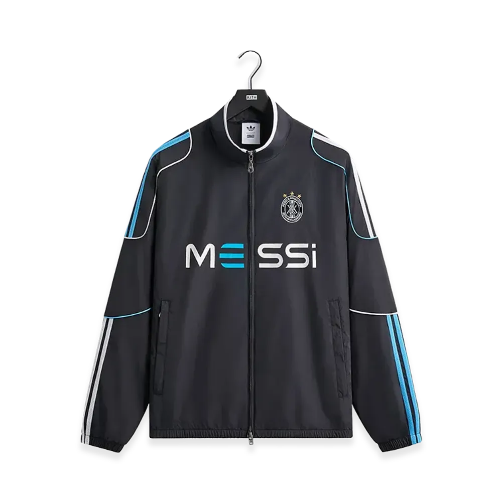 Kith x Lionel Messi x adidas Football Nylon Track Jacket "Black"