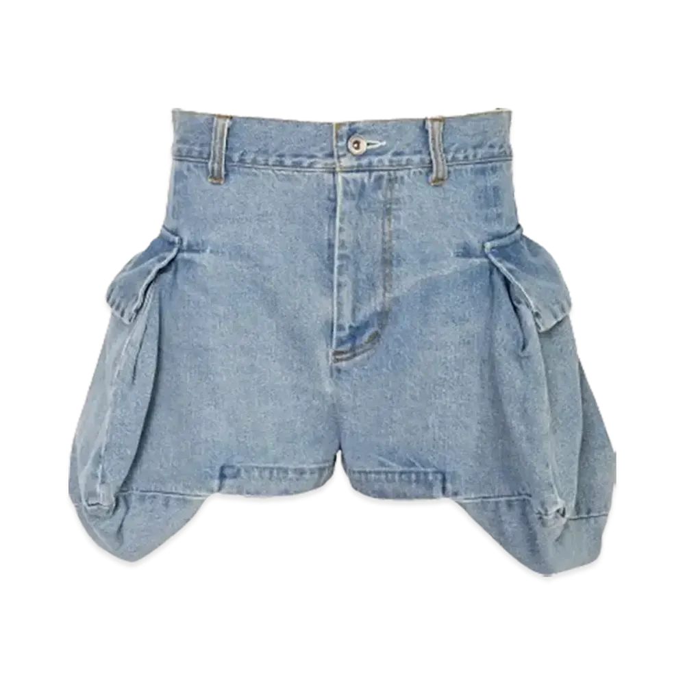 sacai Denim Shorts "Light Blue"