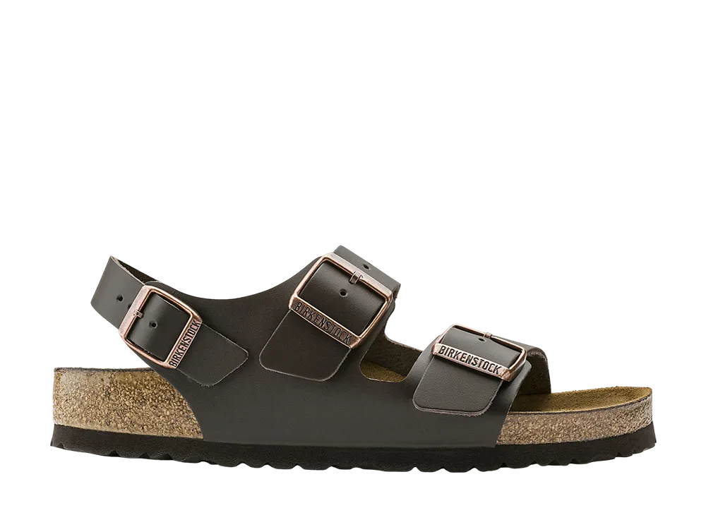 BIRKENSTOCK Milano Leather "Dark Brown"