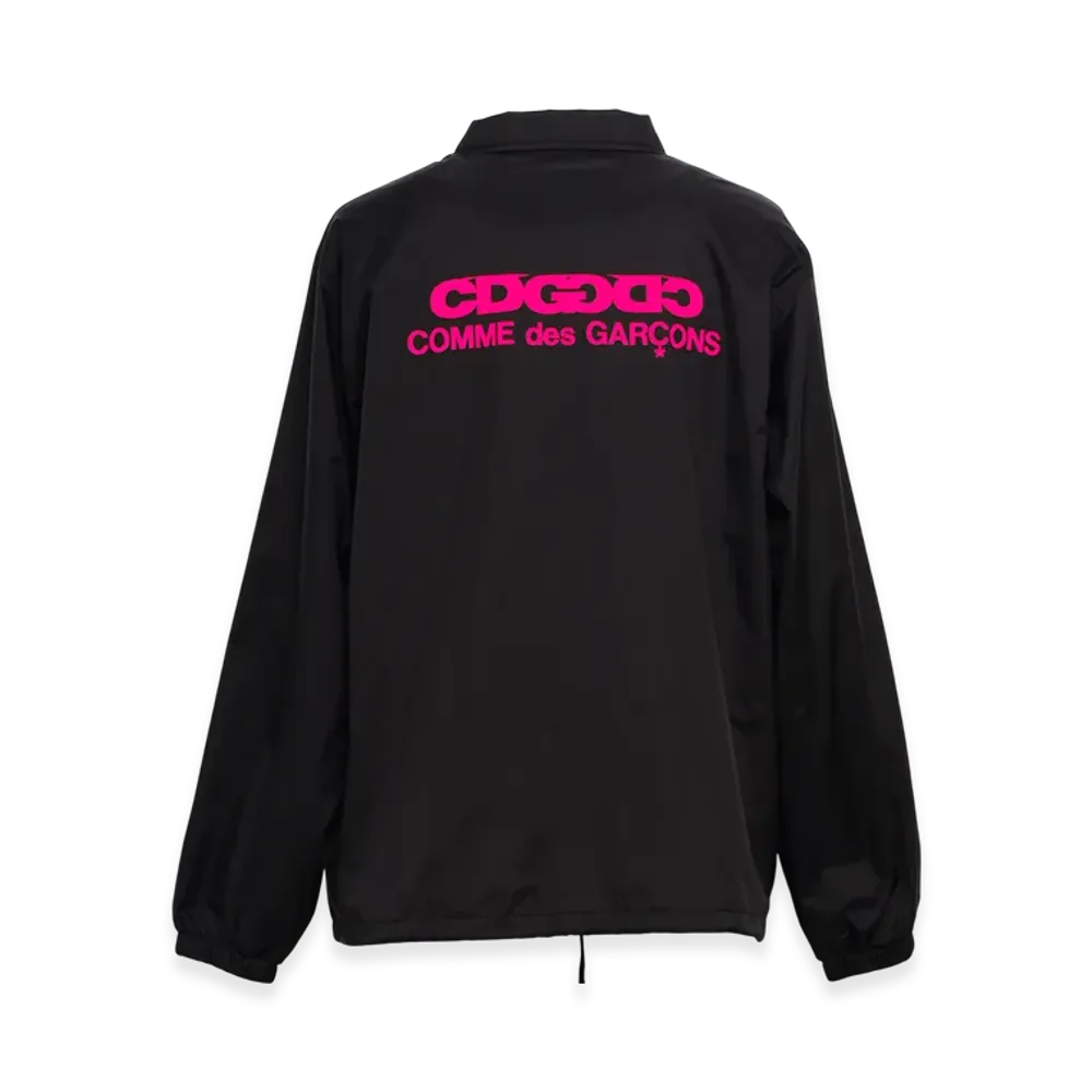 COMME des GARCONS CDG Pink Logo Coach Jacket 5 "Black"