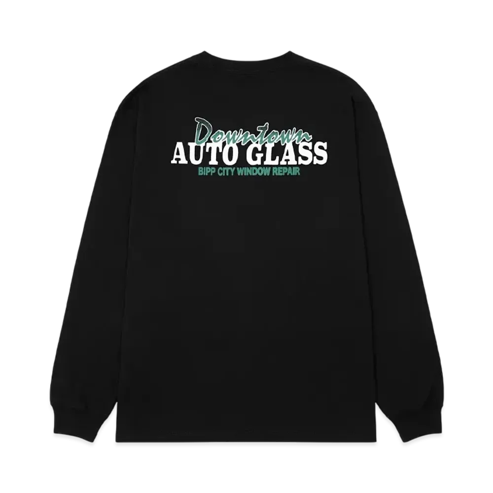 HUF Auto Glass LS Tee "Black"