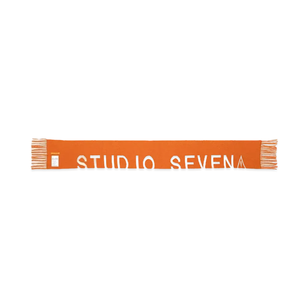 STUDIO SEVEN Knit Scarf "ORANGE"