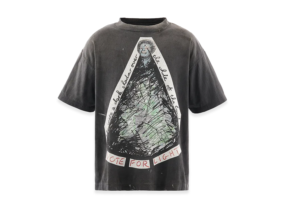 SAINT Mxxxxxx x Jamie Reid R SS T-Shirt Vote F Light "Black"