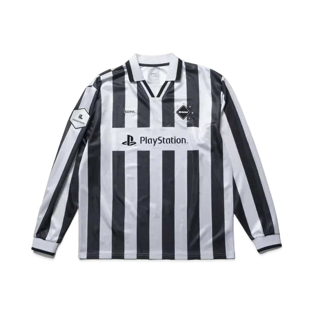 F.C.Real Bristol x PlayStation Long Sleeve Oversized Game Shirt "White"