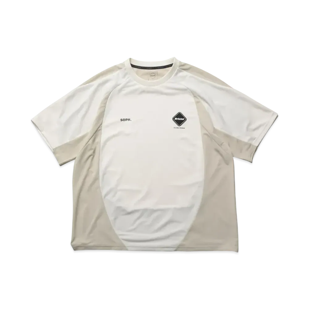 F.C.Real Bristol Stream Line S/S Top "Off White"