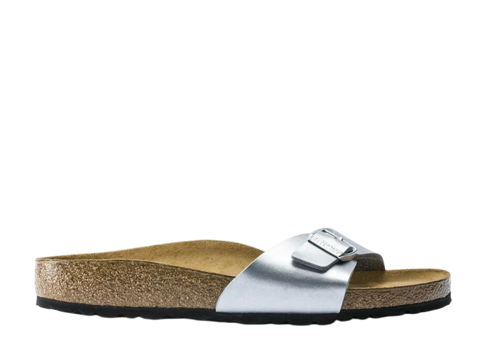 BIRKENSTOCK Women's Madrid Birko-Flor "Silver"