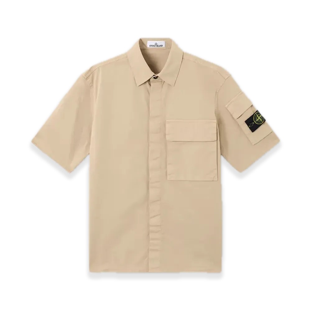 Stone Island 1100007 Supima Cotton Twill StreTCh-TC "Desert Brown"
