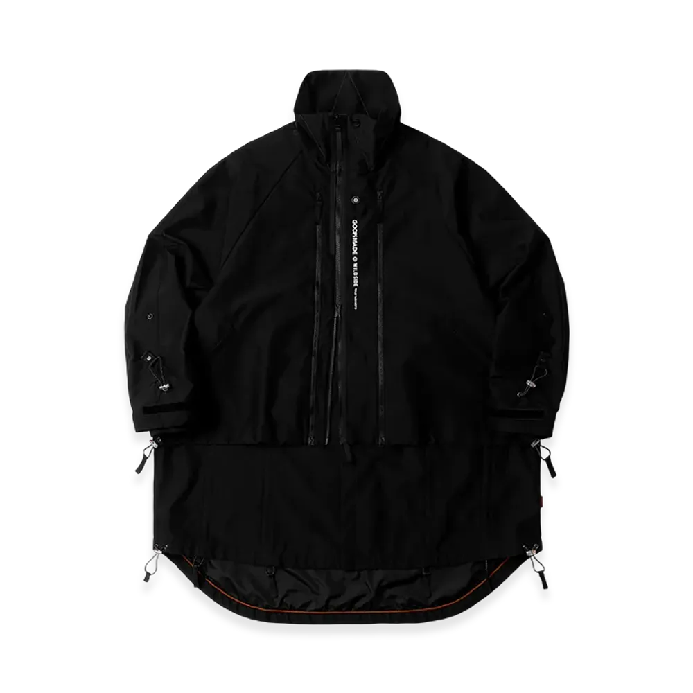 WILDSIDE YOHJI YAMAMOTO x GOOPiMADE THE-9 Crazy Utility Coat "Black"
