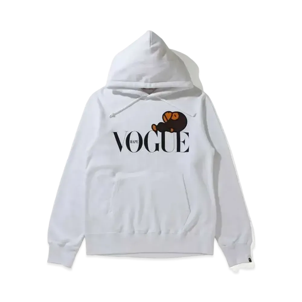 A BATHING APE VOGUE BABY MILO PULLOVER HOODIE KIDS "White"