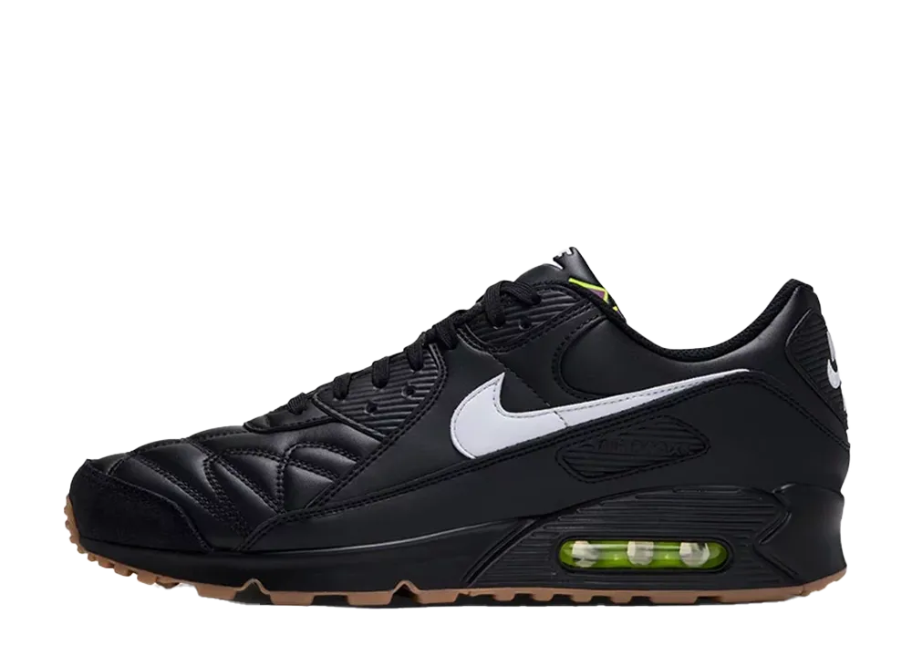 Nike Air Max 90 PRM "Black/Gum Medium Brown/Volt"