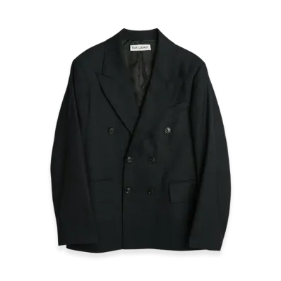 OUR LEGACY Unconstructed DB Blazer "Black"