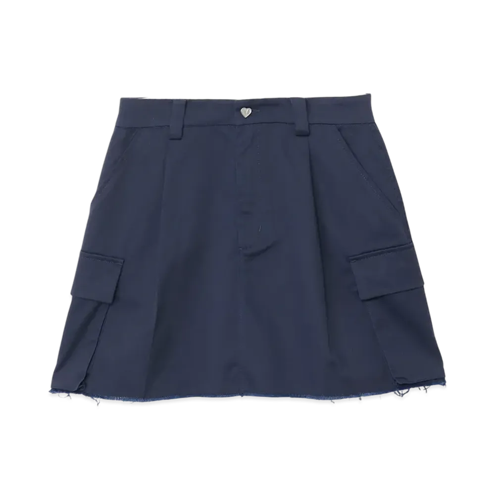 GOD ONLY KNOWS Cargo Mini Skirt "Navy"