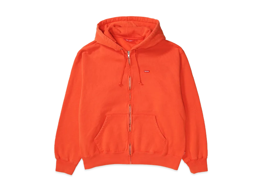 Supreme Small Box Zip Up Hooded Sweatshirt "Orange" (26FW)