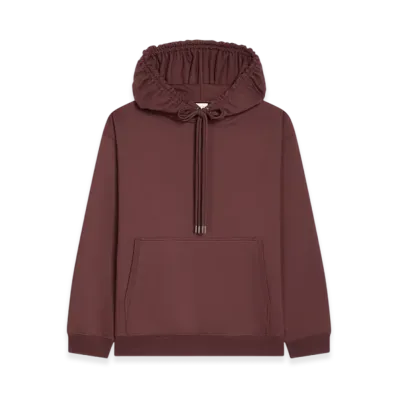 DRIES VAN NOTEN Loose Fit Hoodie "Burgundy"