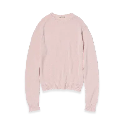 AURALEE Summer Cashmere Knit P/O "Light Pink"