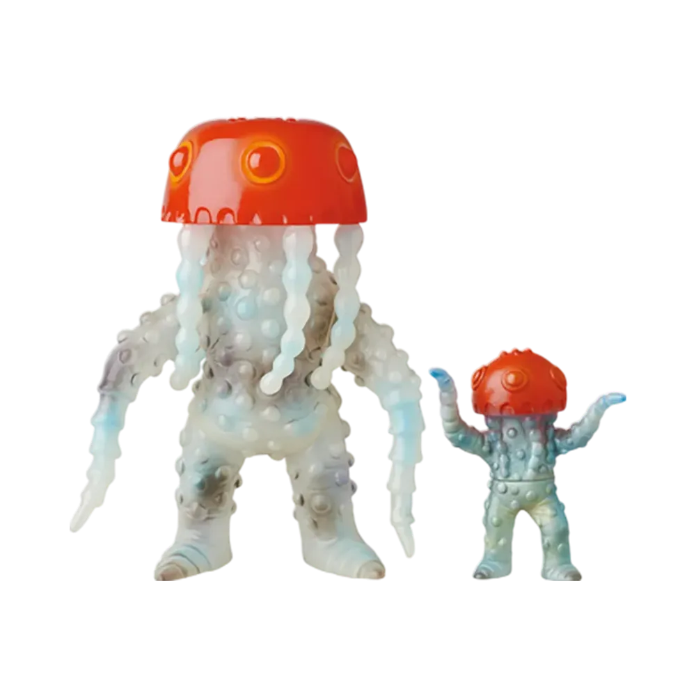 MEDICOM TOY "Toei Retro Sofvi Collection" -Android Kikaider- Female Jellyfish (New Color) + Mini Soft Vinyl