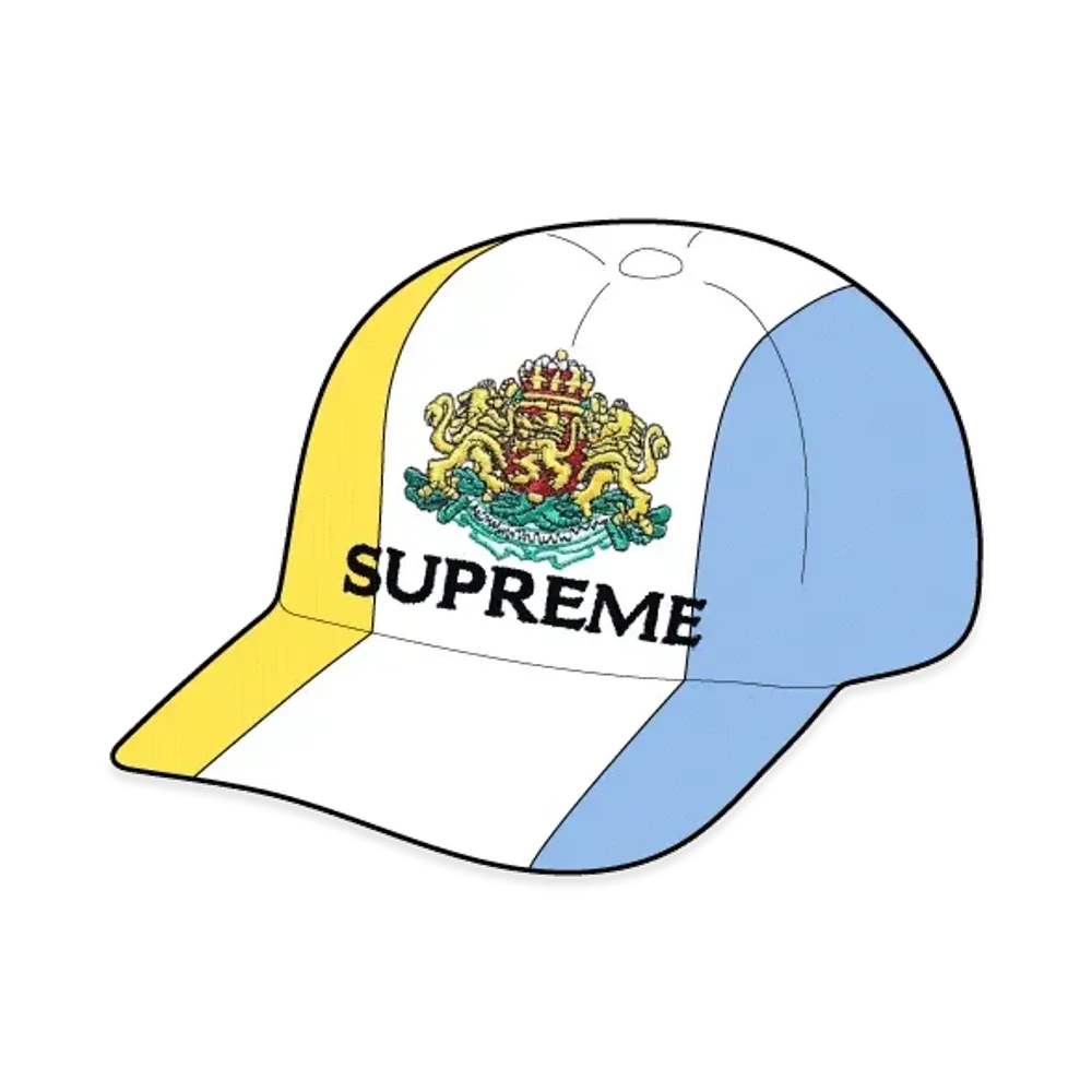 Supreme Crest 6-Panel "White"