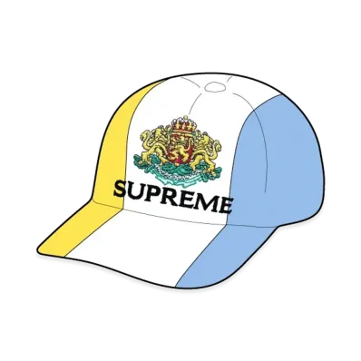 Supreme Crest 6-Panel "White"