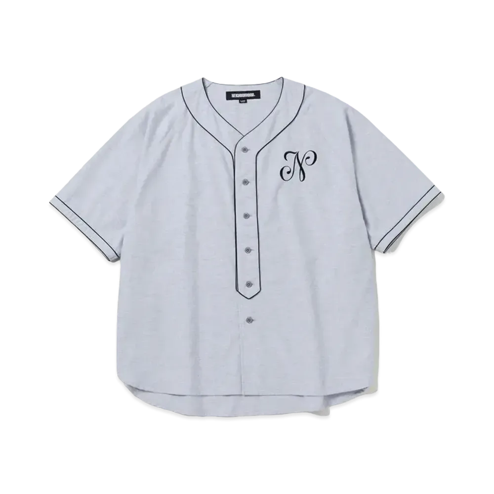 NEIGHBORHOOD Baseball Shirt SS "Gray"
