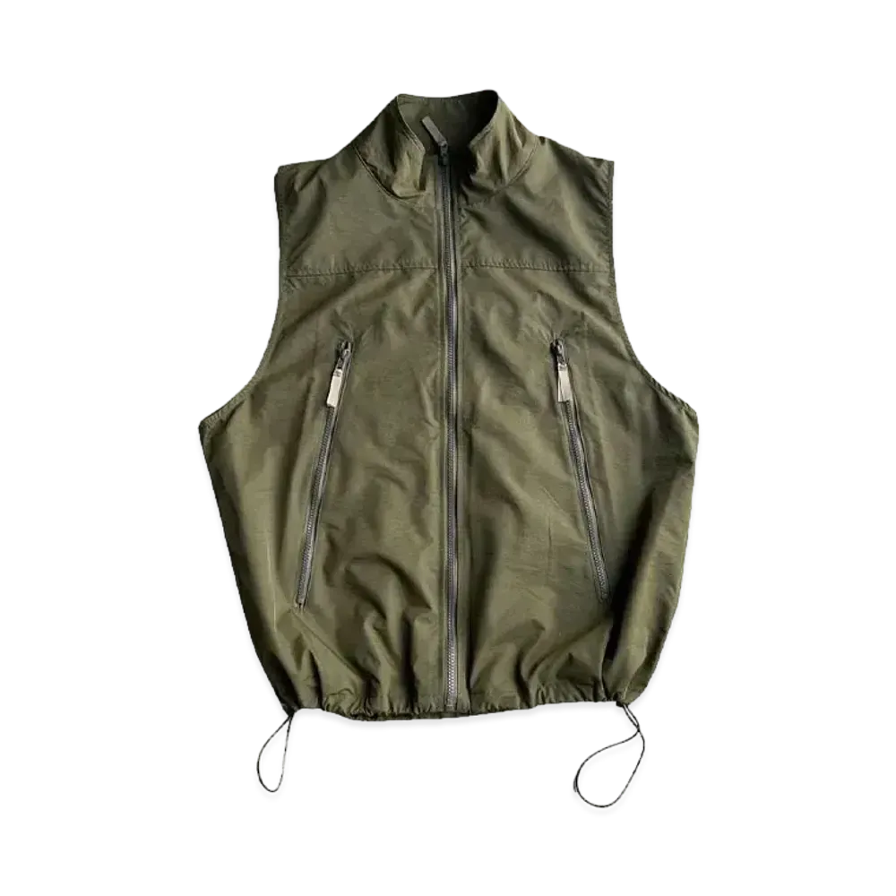 BALLSY.BROTHERS amphibious nylon vest "Khaki"