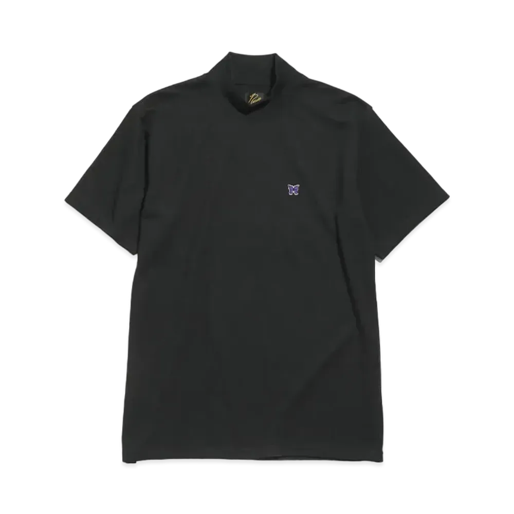 Needles S/S MOCK NECK TEE - PE/C JERSEY "Black"