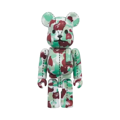 Bearbrick A BATHING APE® 28TH ANNIVERSARY CAMO#1