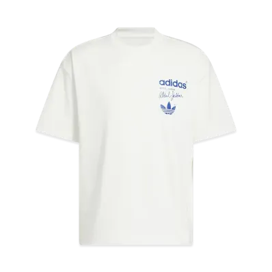 adidas Kareem Skyhook Short Sleeve T-Shirt "Cloud White"