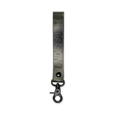 UNDEFEATED Logo Strap Keychain - 02214 "Olive"